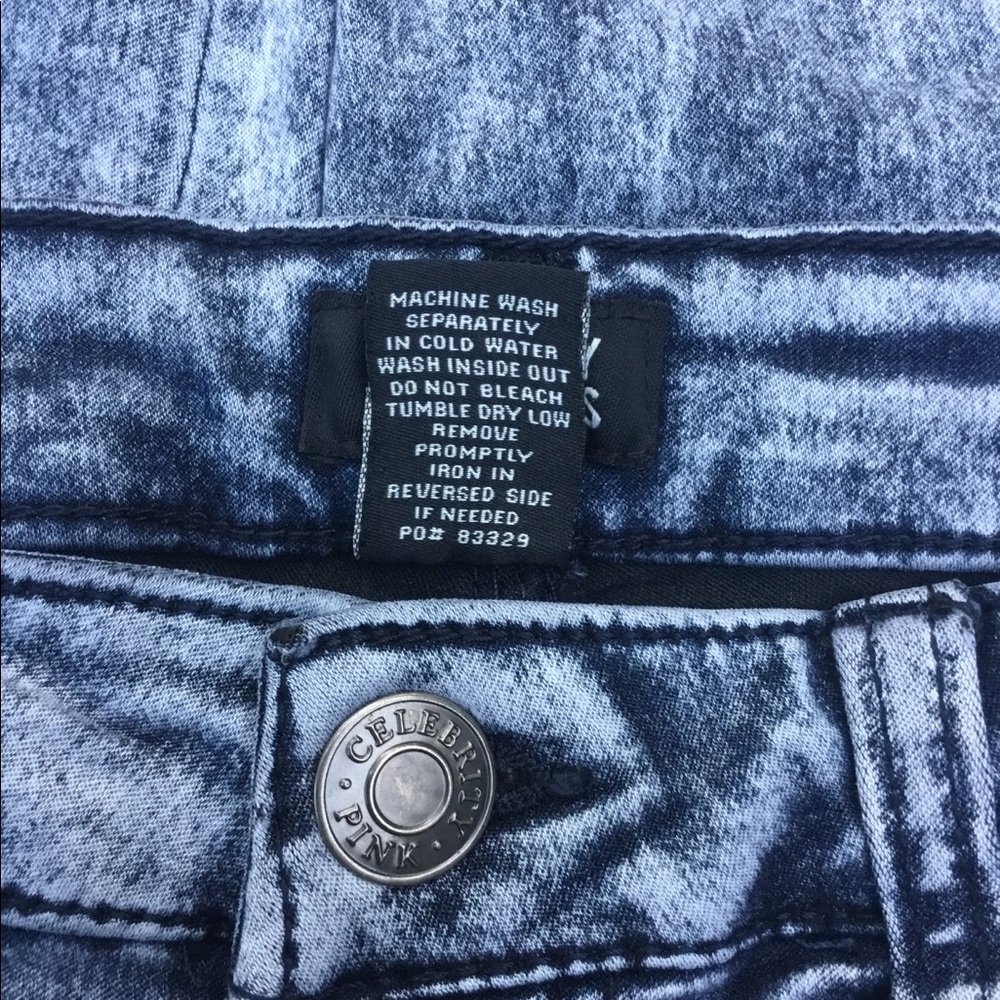 Celebrity light blue jeans. Low rise, skinny - Picture 7 of 7
